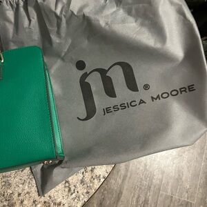 Jessica Moore Teal Shoulder Bag